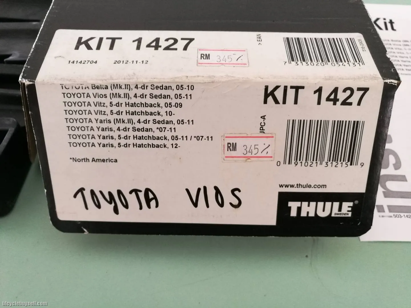 Sold - Thule - Original rapid kit foot pack (1427)