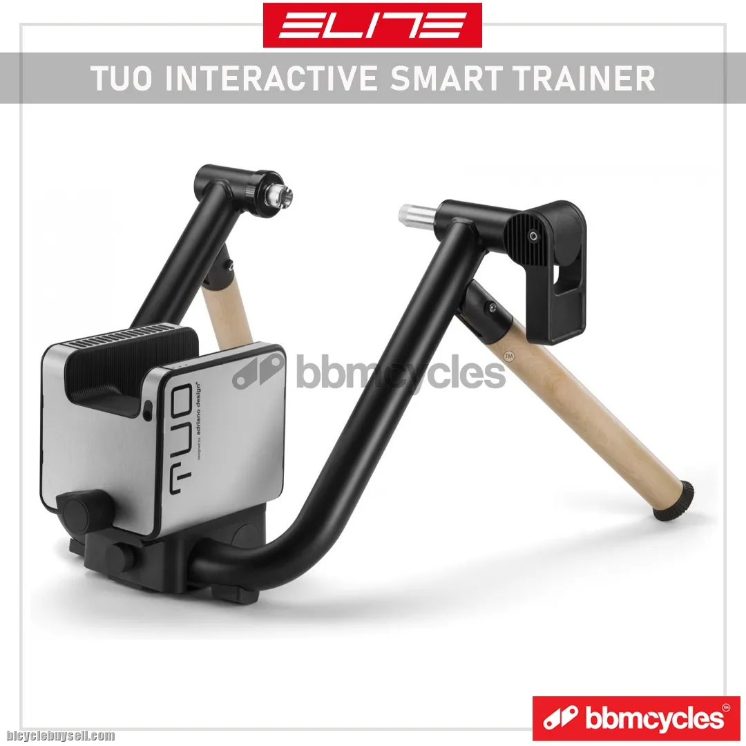 ELITE TUO INTERACTIVE SMART TRAINER BICYCLE TRAINERS Elegance and Performance zwift