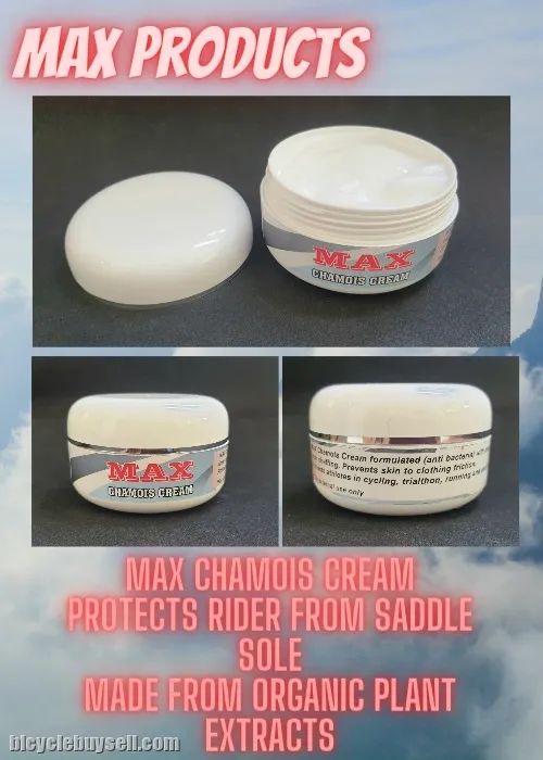 2021 MAX Chamois Cream to prevent saddle sore