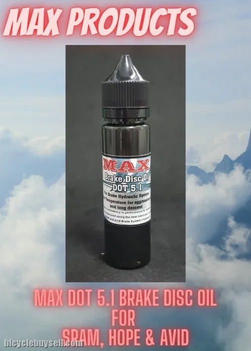 MAX Bicycle Improved Formula Mineral / Dot 5.1 Brake Disc Oil