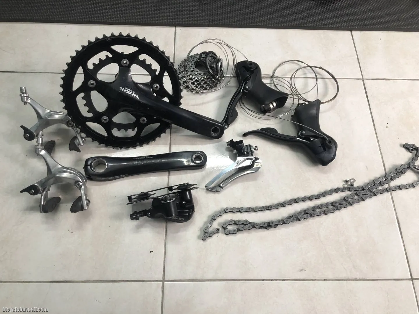 Shimano Sora Groupset (2x9 Speed) - Roadbike/Foldbike/Velo with dropbar