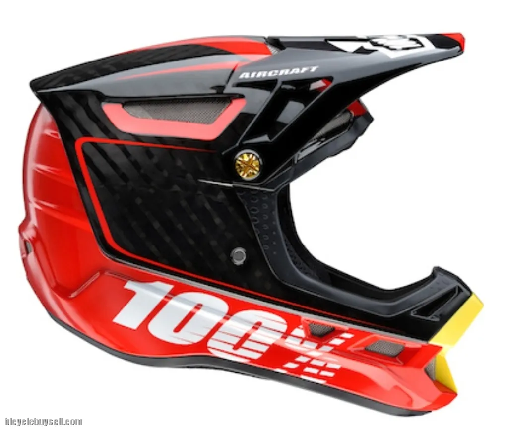 100% FULL FACE CARBON FIBER HELMET MTB DH ENDURO