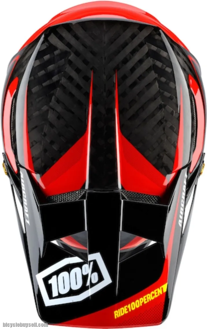 100% FULL FACE CARBON FIBER HELMET MTB DH ENDURO
