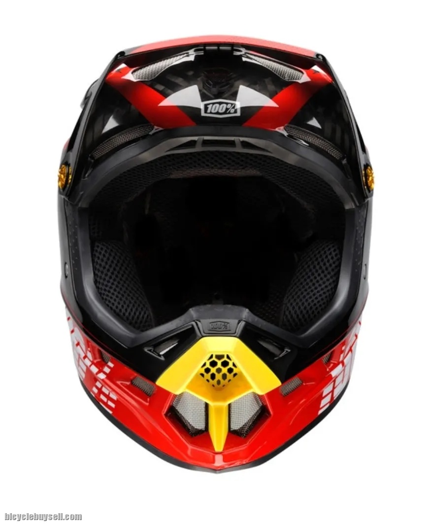 100% FULL FACE CARBON FIBER HELMET MTB DH ENDURO