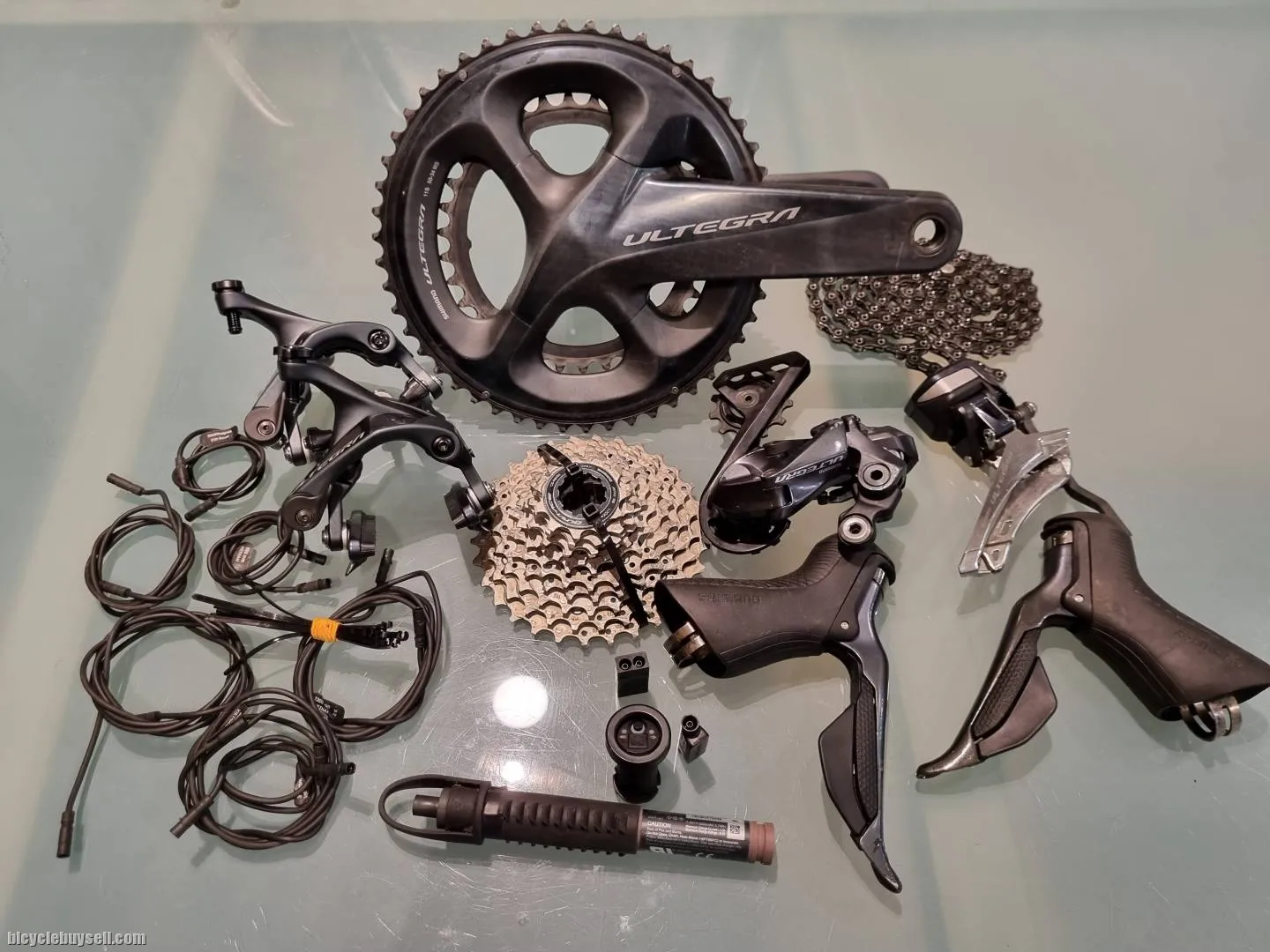 *SOLD* Shimano R8050 Ultegra Di2 Groupset (used complete set)