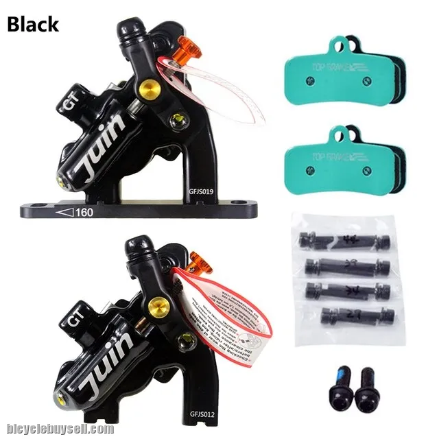 JUIN TECH GT-P GT-F 4 Pistons Hybrid Hydraulic Road Disc Brake Caliper Road Bike CX Gravel grx