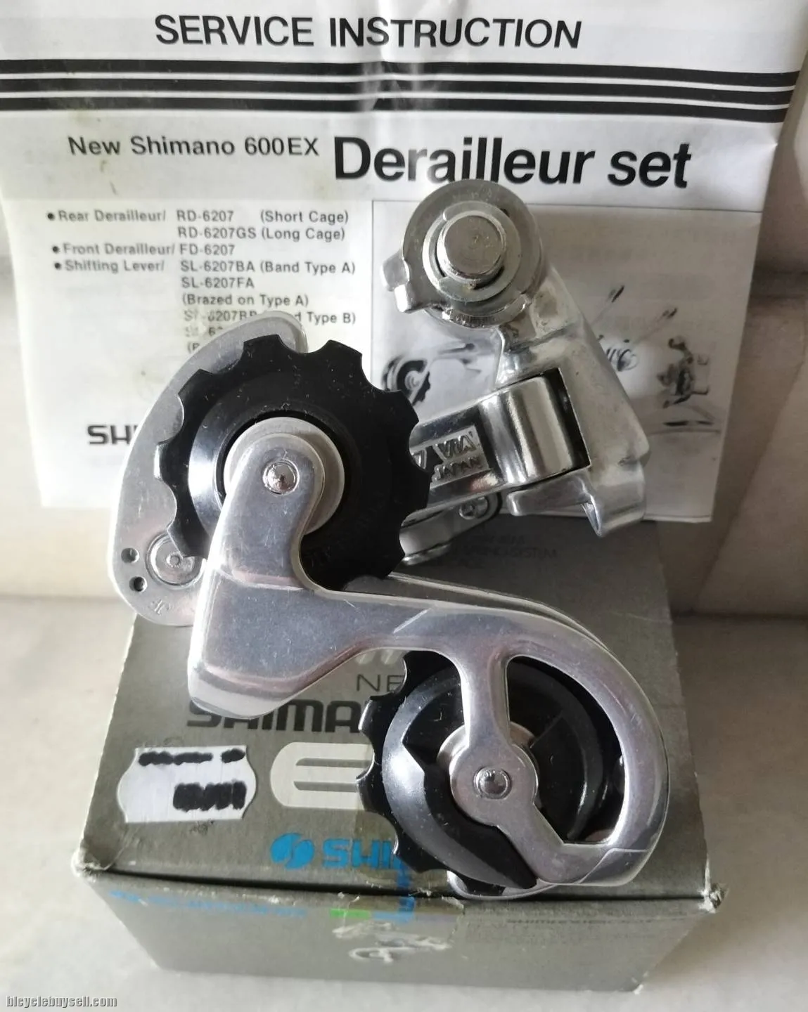 Shimano 600 Model 6207 Rear Derailleur NIB Vintage