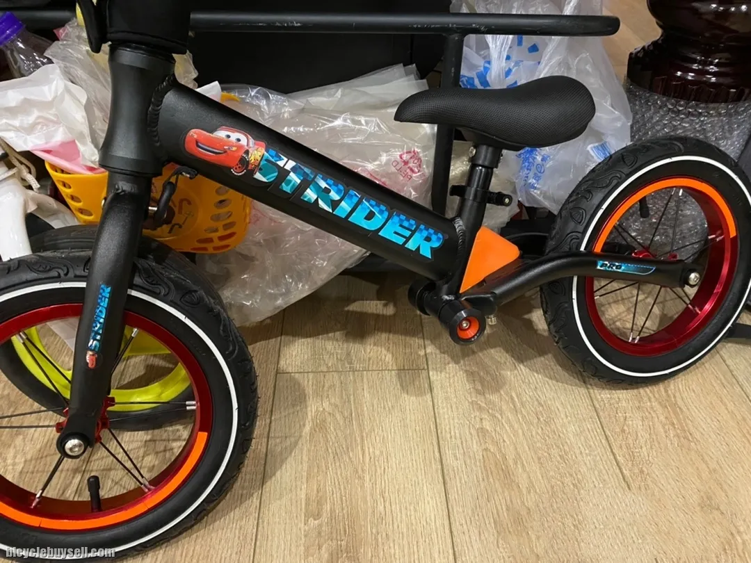 STR Balance Bike Frame Stickers Modified Colorful Laser Plating Reflective Decals
