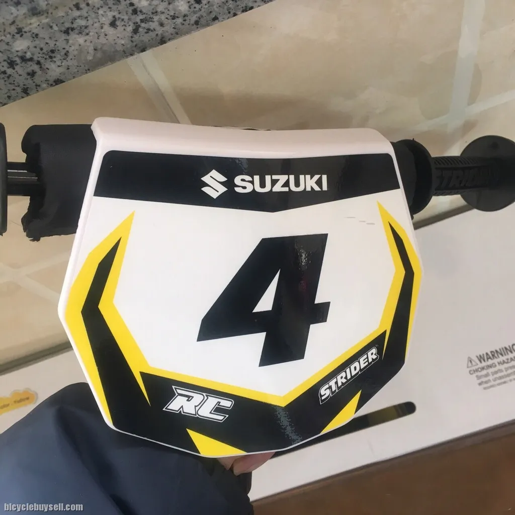 Push Bike Number Plate
