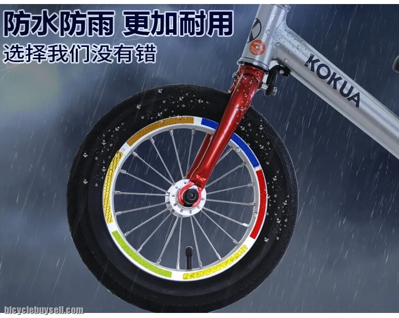 Push Bike Bicycle Night Shining Reflective Sticker Lighting Tape for Safety