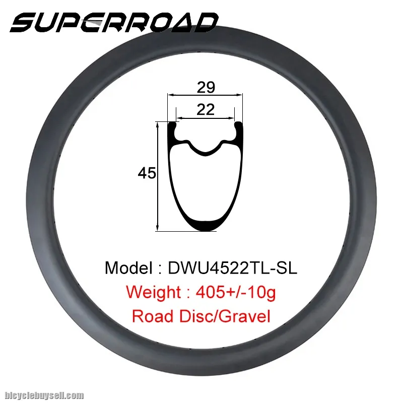 Gravel Bike Carbon Tubeless Rims