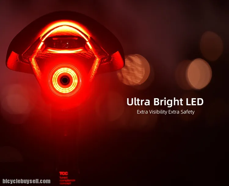 Enfitnix xlite SE Smart Tail Light - SE Brake sense. Auto brake light.