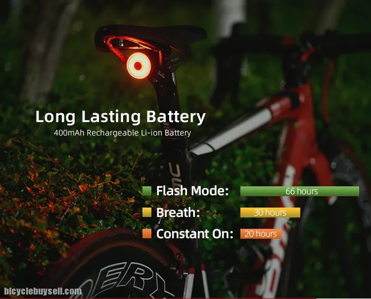 Enfitnix xlite SE Smart Tail Light - SE Brake sense. Auto brake light.