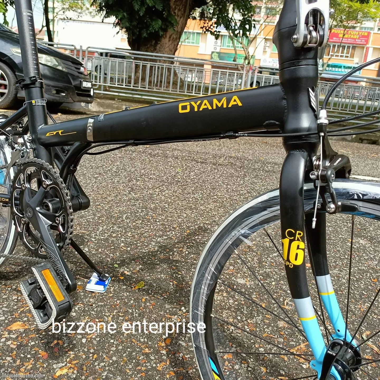 20â€ 451 OYAMA CR16 / CR-16 FOLDING BIKE 2x8sp chromoly frame