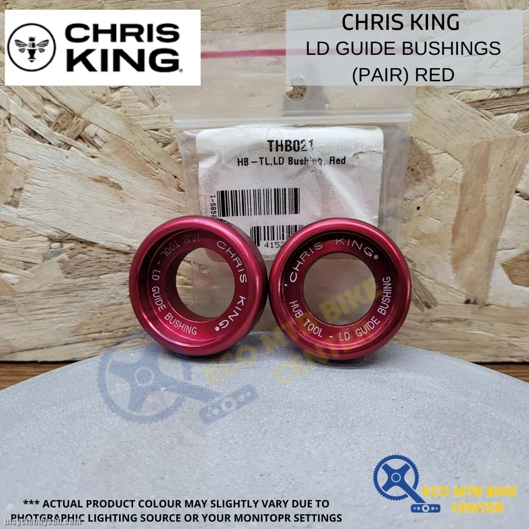 CHRIS KING LD Guide Bushings Red (Pair) THB021