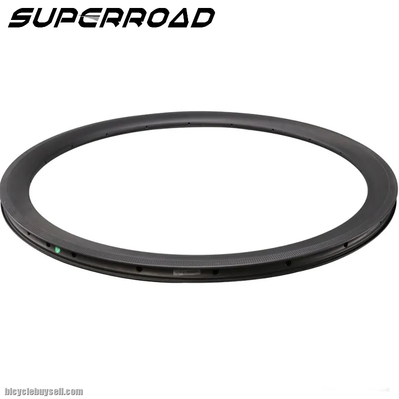 700C 45mm Carbon Rim Tubeless Bike Road Rims