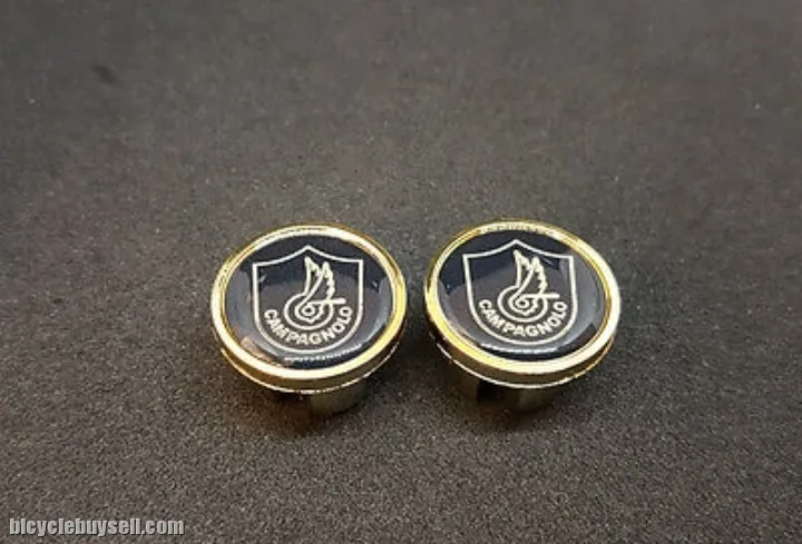 Bartapes end plugs Campagnolo Black-Gold