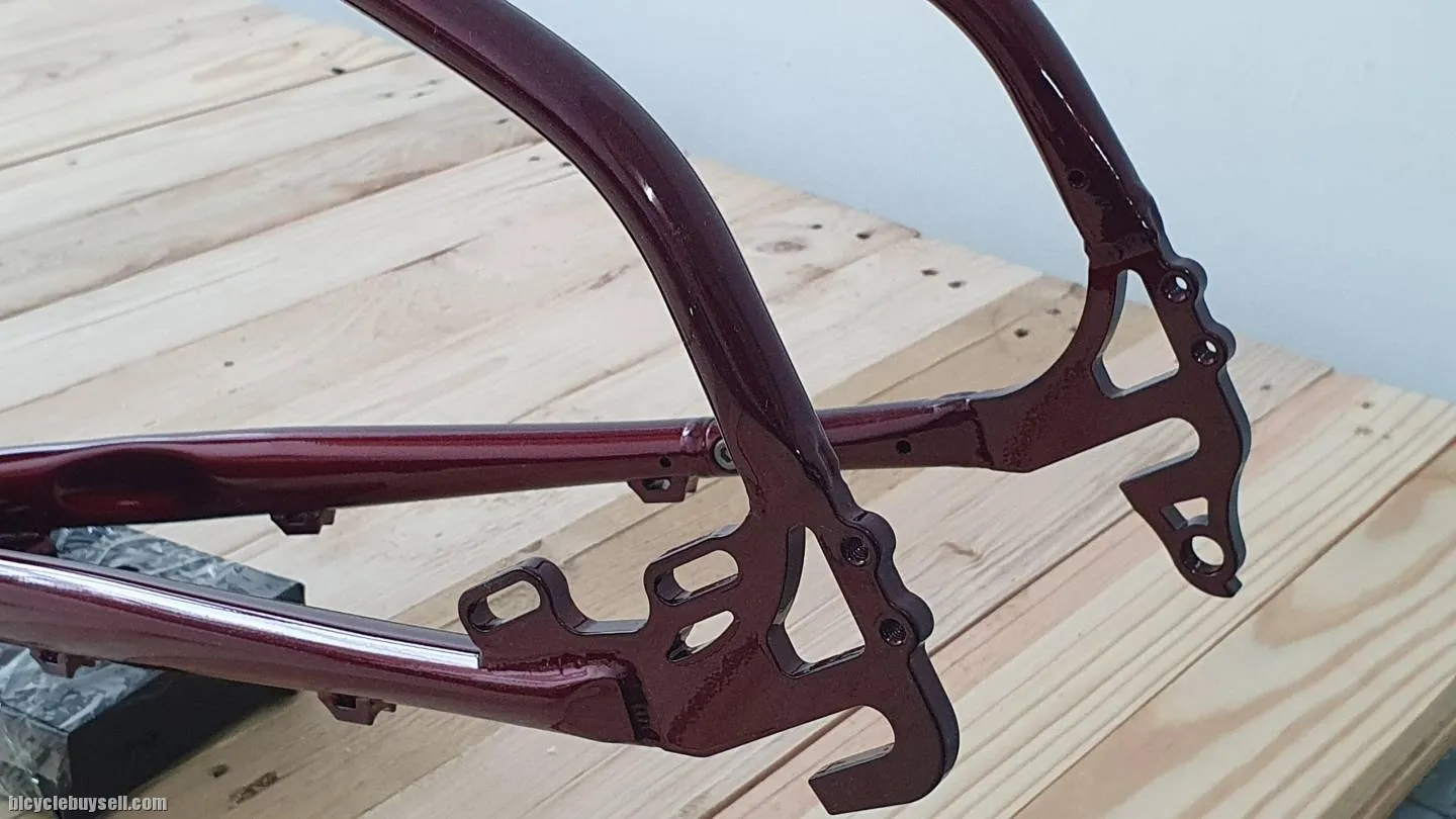 27.5" Cruiser RETRO style FRAMESET!!ðŸ˜ðŸ˜ðŸ˜CROMOLY 4130ðŸ˜!MADE IN TAIWAN!!BLAZING RED
