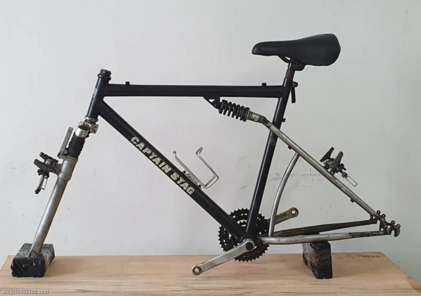 RETRO 26inch FULL SUS MTB frameset CAPTAIN STAG!!! MADE IN TAIWAN!!