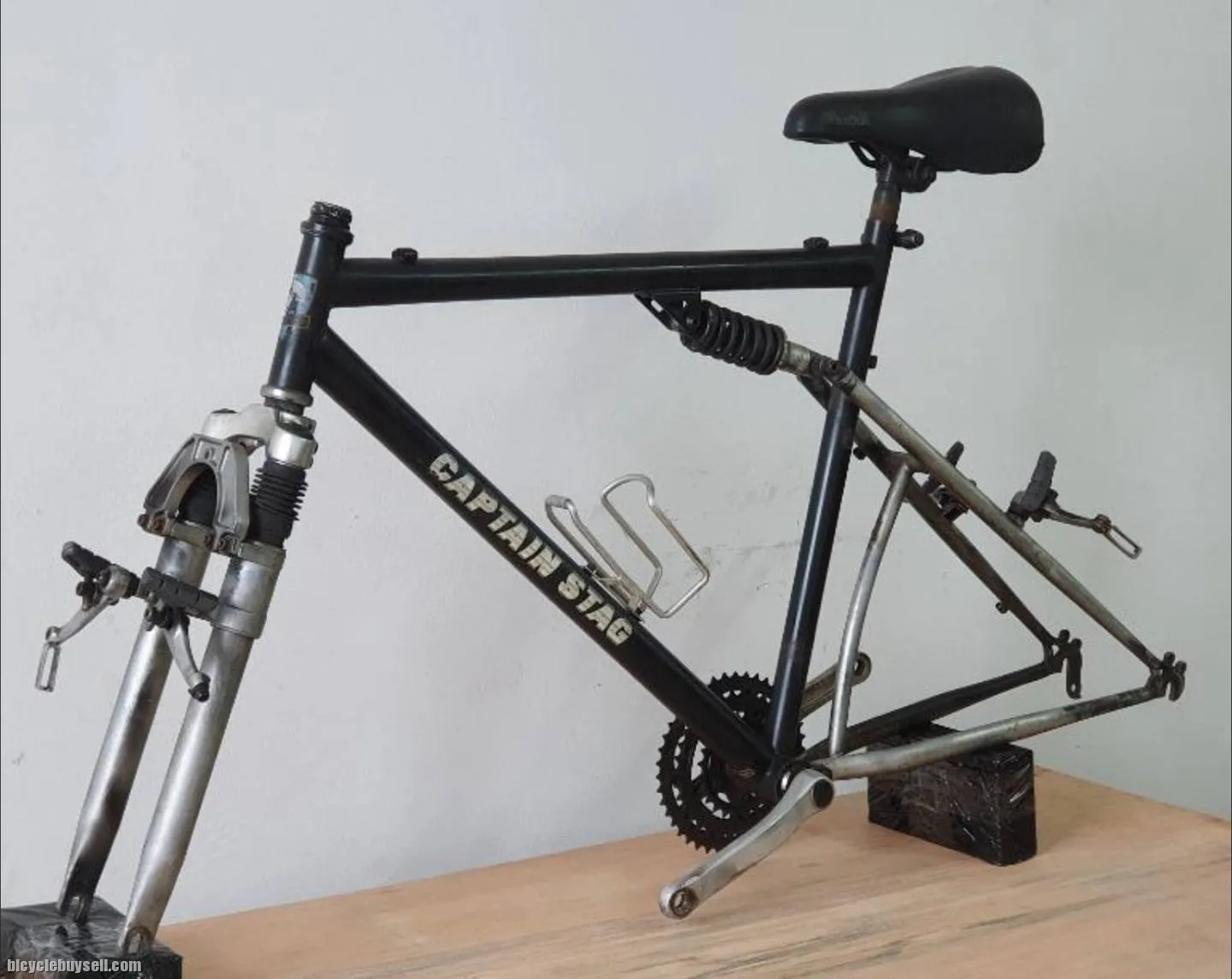 RETRO 26inch FULL SUS MTB frameset CAPTAIN STAG!!! MADE IN TAIWAN!!