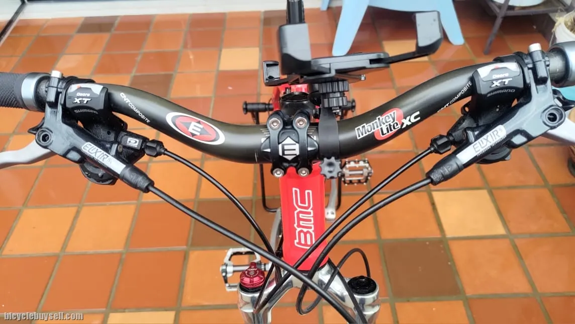 BMC 26in full sus, fulcrum, Shimano XT full set