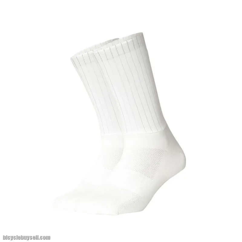 Cycling Socks White Nylon