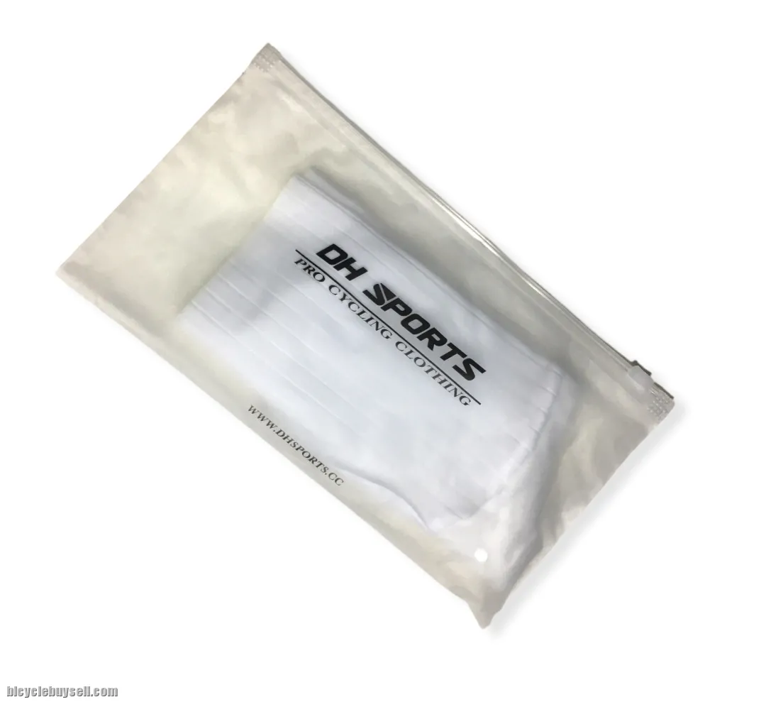 Cycling Socks White Nylon
