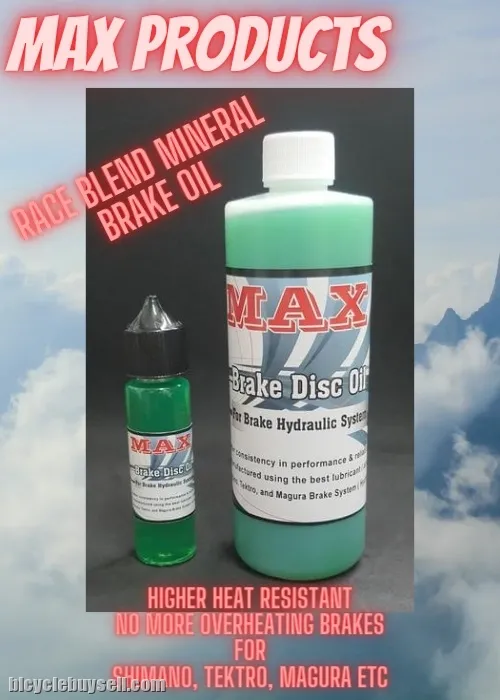 MAX Race Formula Mineral Brake Disc Oil for Shimano, Magura, &amp; Tektro - 70 ml / 500 ml