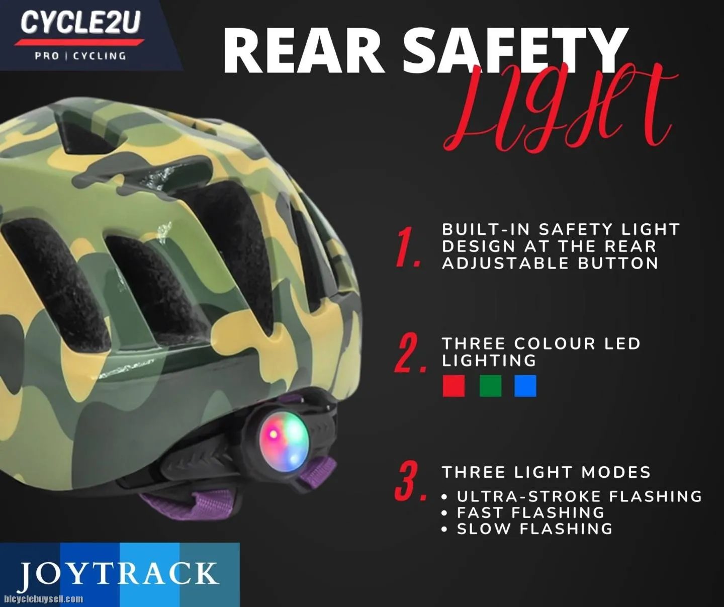 CYCLE2U JOYTRACK New Kids Youth Child Helmet