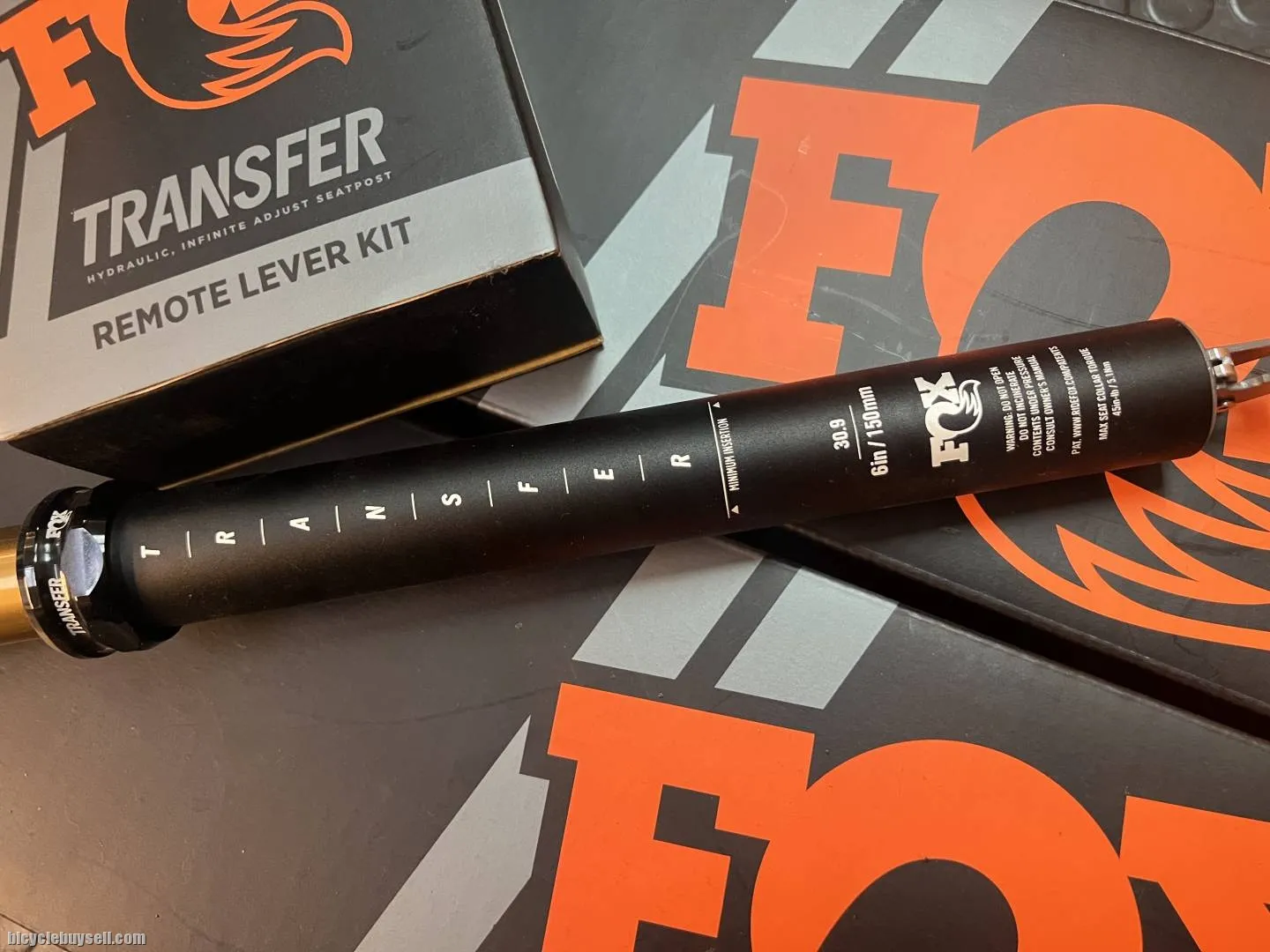 Fox 2022 Transfer 30.9mm x 125mm 150mm Factory Kashima Dropper Seatpost  Internal Routing