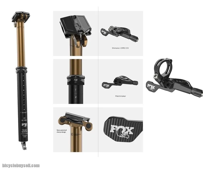 Fox 2022 Transfer 30.9mm x 125mm 150mm Factory Kashima Dropper Seatpost  Internal Routing