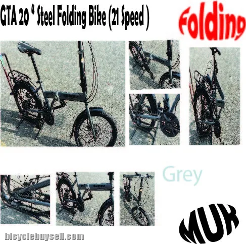 Gta 20 " Steel Folding Bike (21Speed)(M3)