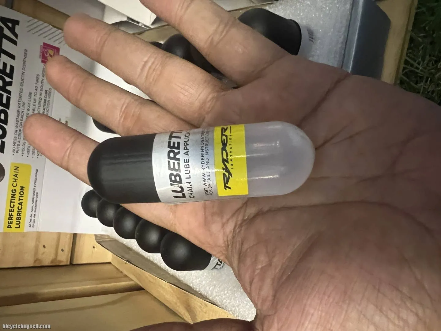 RYDER LUBERETTA BOTTLE ONLY 15ML CAPACITY
