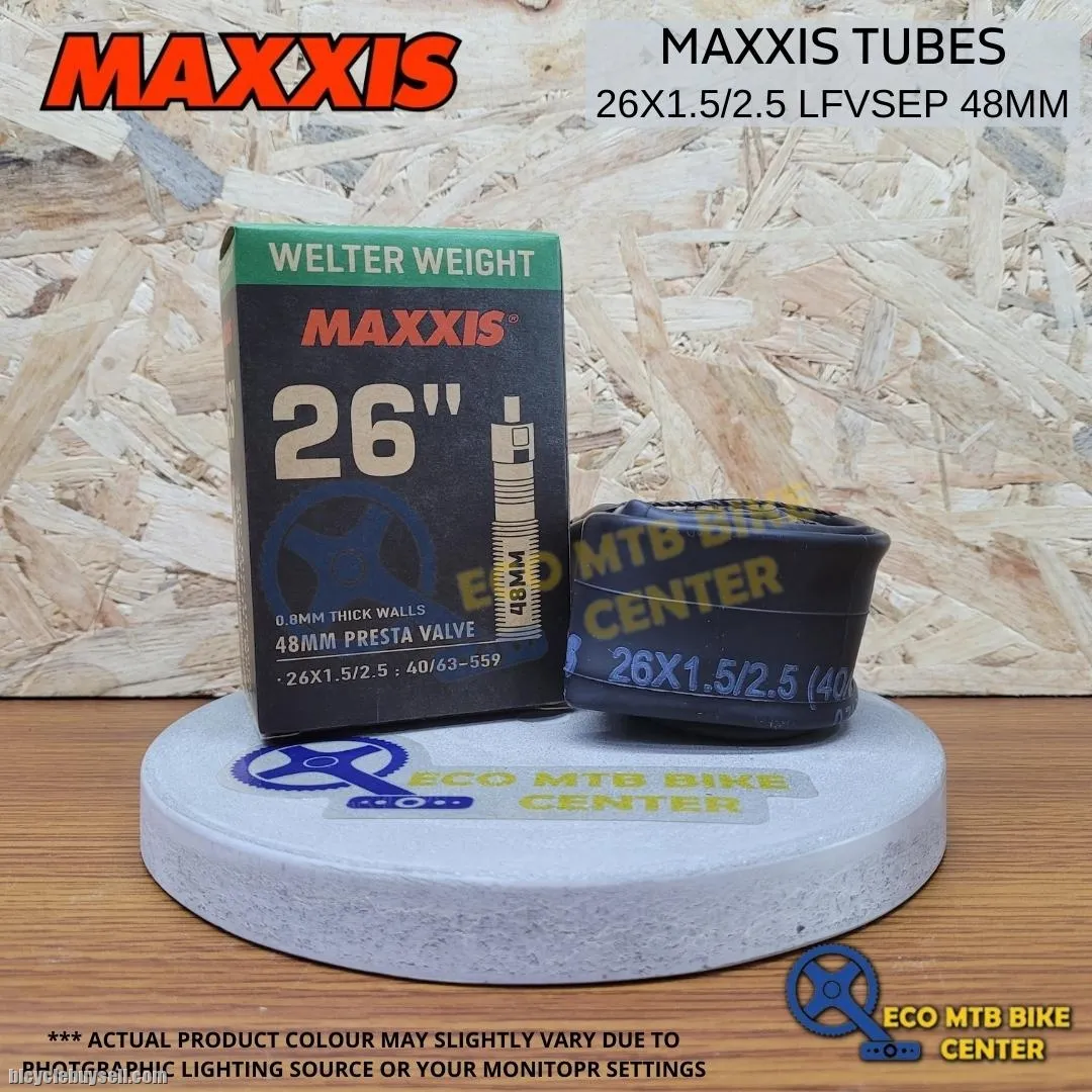 MAXXIS Tubes Welterweight 20"/26"/27.5"/29" (ALL48mmPrestaValve)