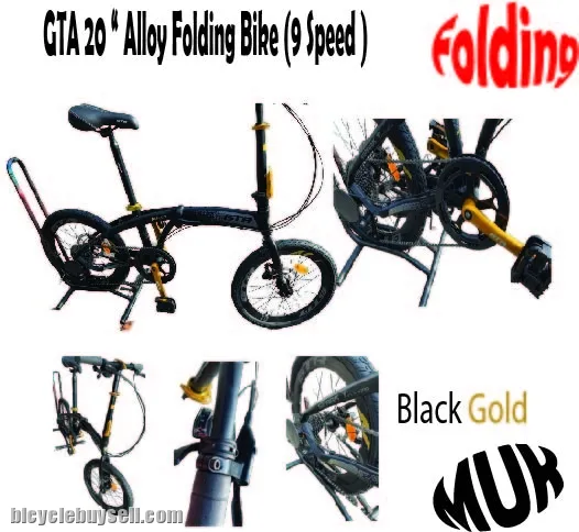 Gta 20 " Alloy Folding Bike (9Speed)(X9)