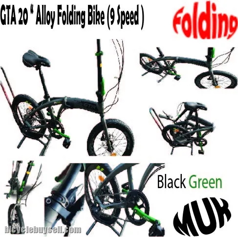 Gta 20 " Alloy Folding Bike (9Speed)(X9)
