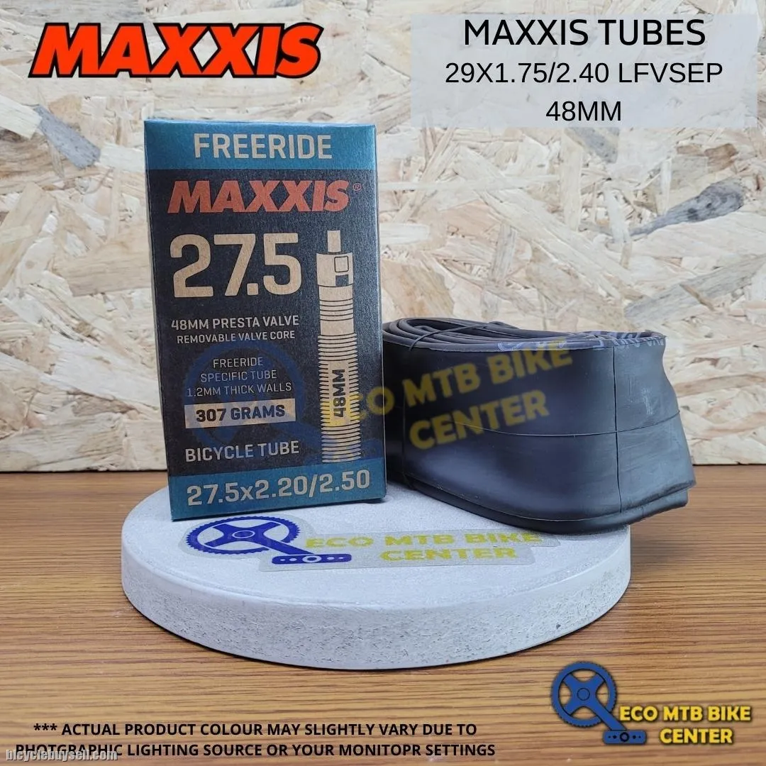 MAXXIS Tubes Free Ride 27.5" X 2.20/2.50 1.2mm ThickWall (48mmPrestaValve)