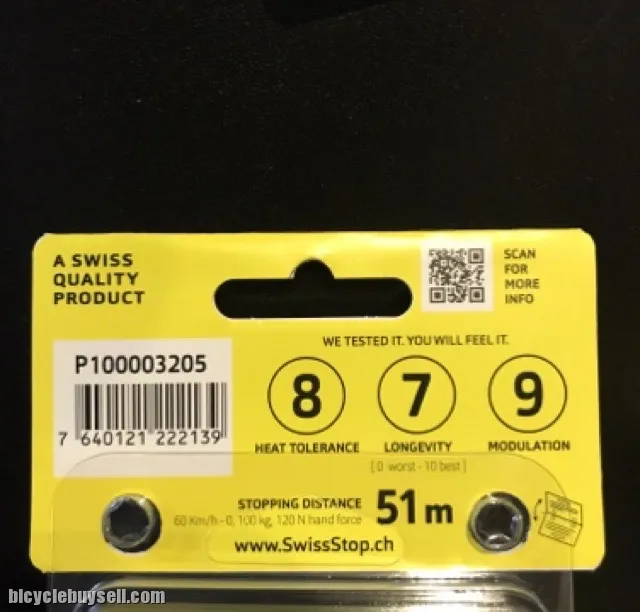 SWISSSTOP SWISS STOP BLACK PRINCE BRAKE PAD FOR CARBON WHEELSET