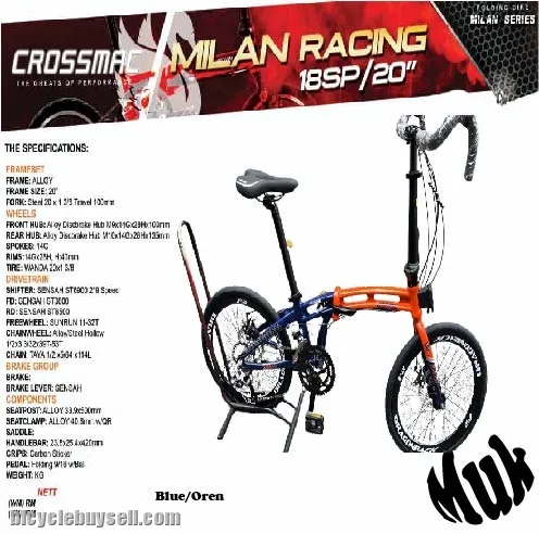 CM 20 " Alloy Racing Folding Bike (Milan -Racing )