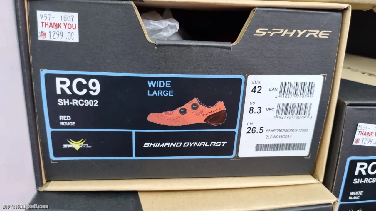 Shimano S-Phyre SH-RC902 Wide (42E Red) Brand New !!