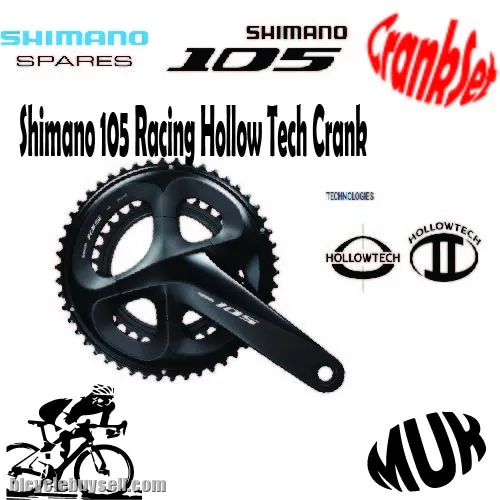 SHIMANO 105 HOLLOWTECH II Road Crankset 2x11-speed