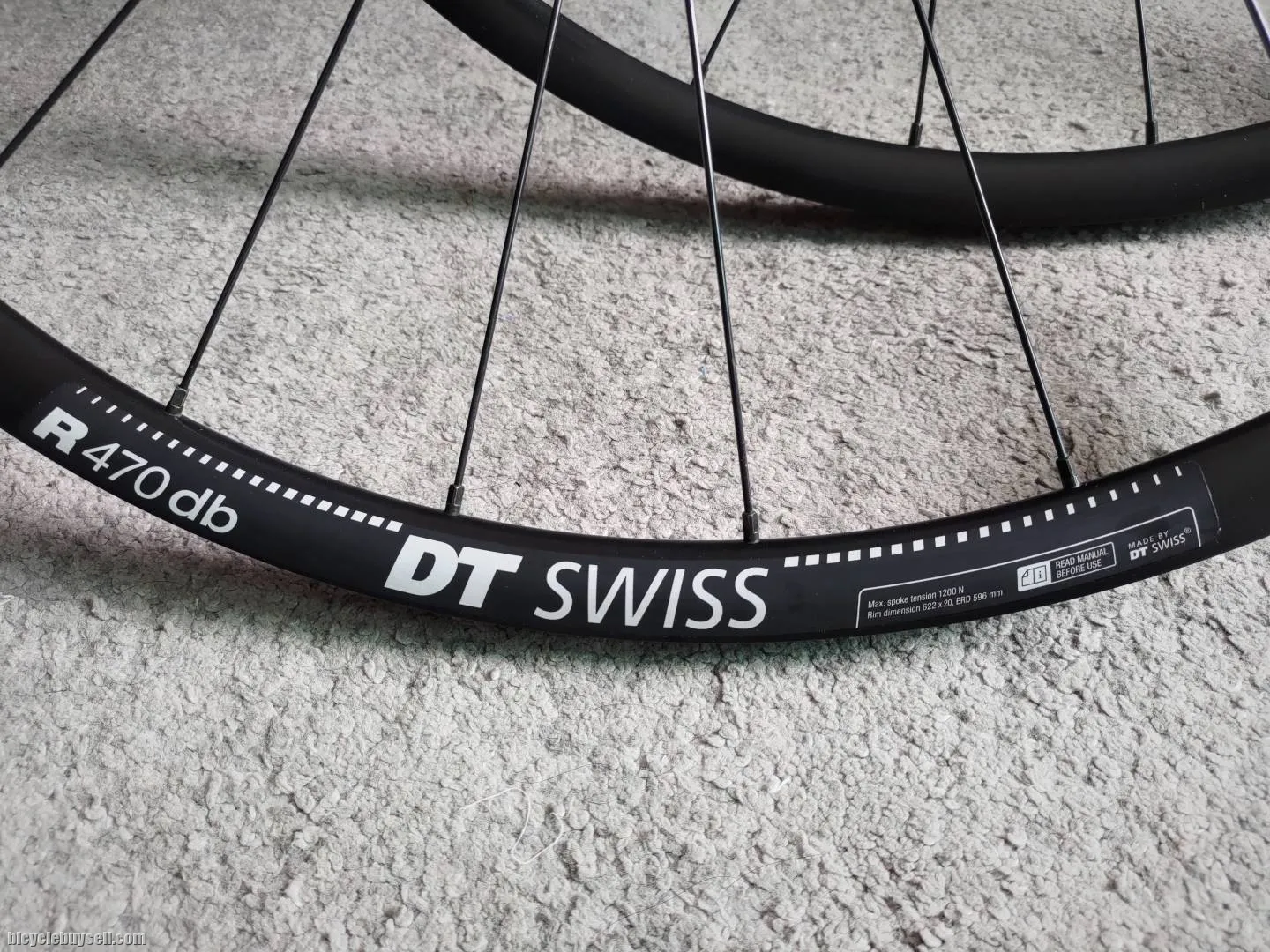 DT Swiss R470 DB Clincher &amp; Tubeless Ready Wheelset