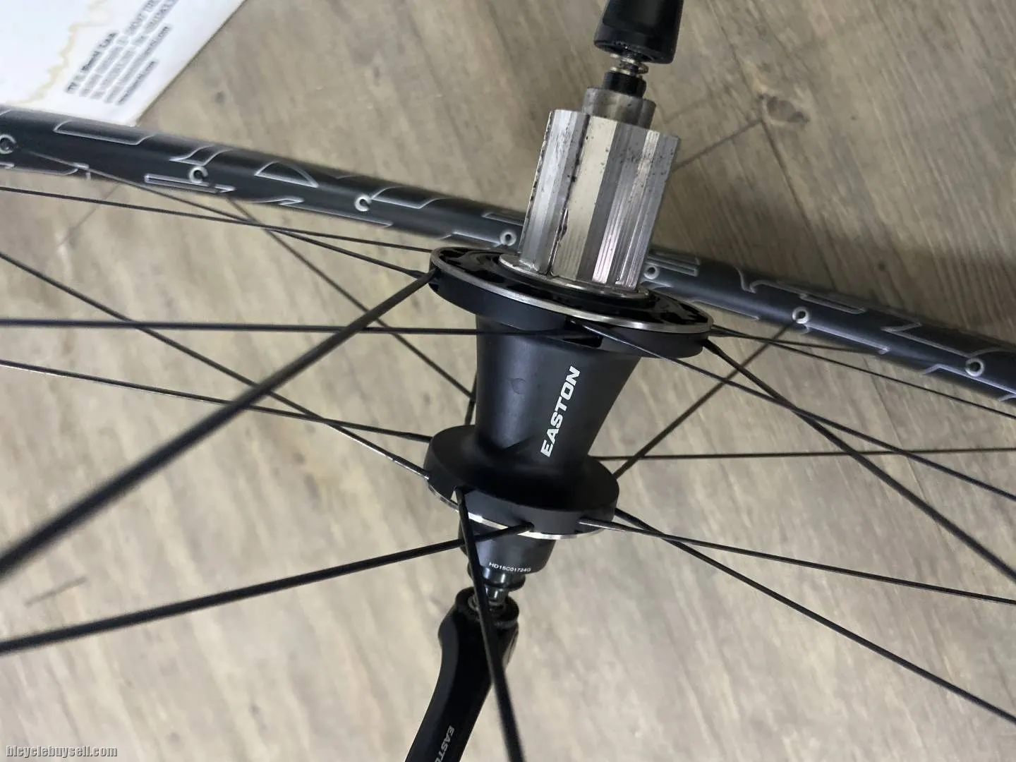 (SOLD) Easton EC90SL 30mm Carbon Clincher TLR Wheelset
