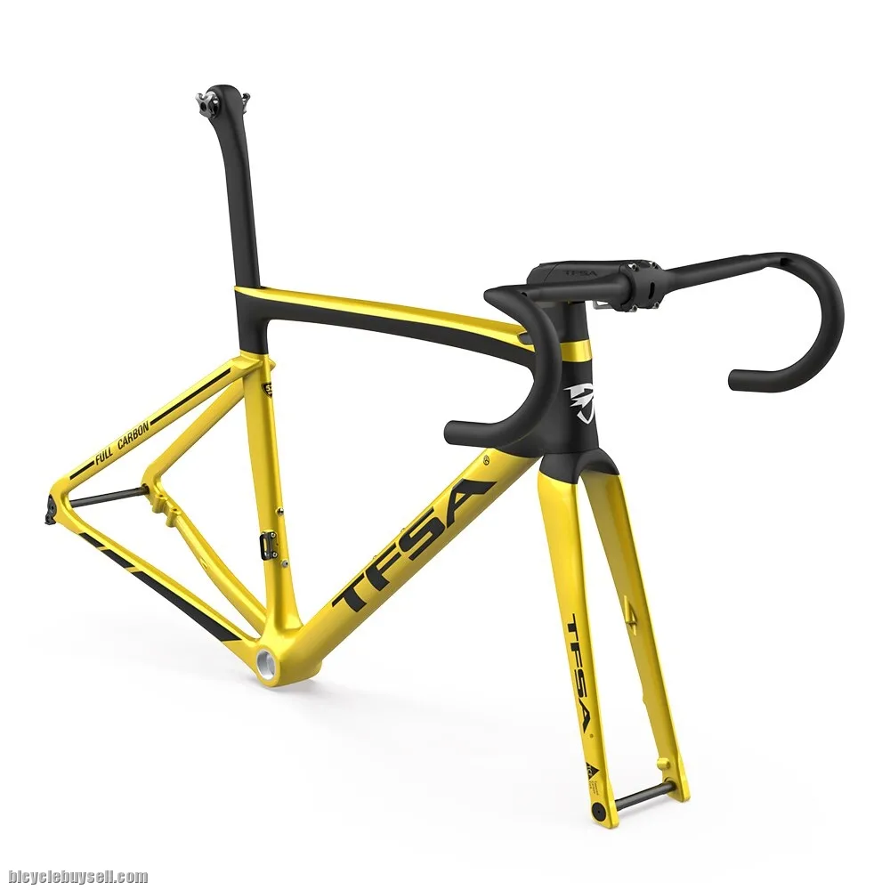 TFSA New 870g Carbon Road Bike Frame FULL INTERNAL Disc Brake ultralight rb