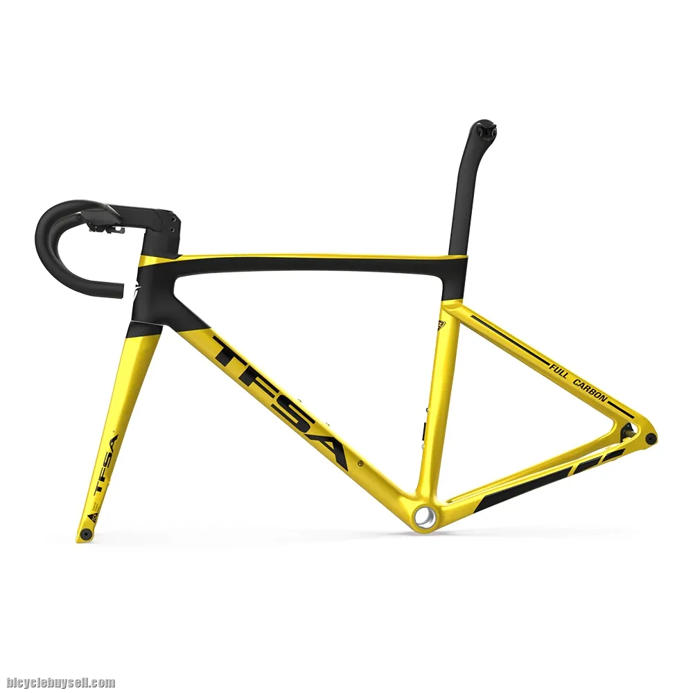 TFSA New 870g Carbon Road Bike Frame FULL INTERNAL Disc Brake ultralight rb