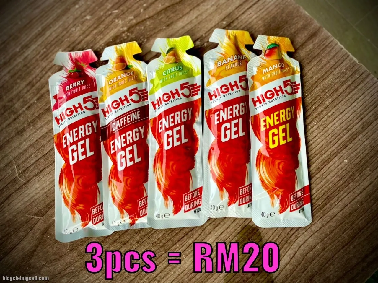High5 energy gels