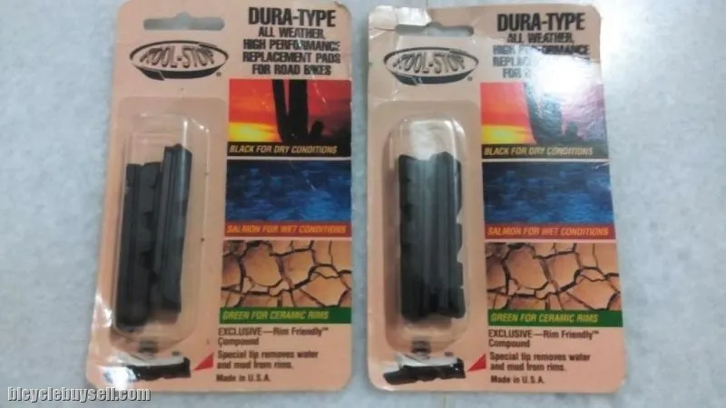 Kool-Stop DURA-TYPE All Weather Road Bike Brake Pad (Black) x 2 pairs