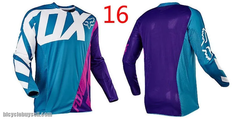 fox racing jersey cycling for downhill MTB XC enduro with cool tech fabric