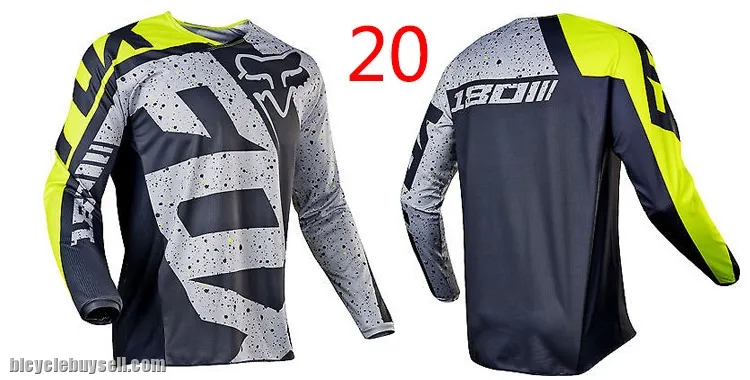 fox racing jersey cycling for downhill MTB XC enduro with cool tech fabric