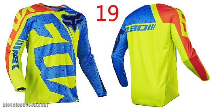 fox racing jersey cycling for downhill MTB XC enduro with cool tech fabric